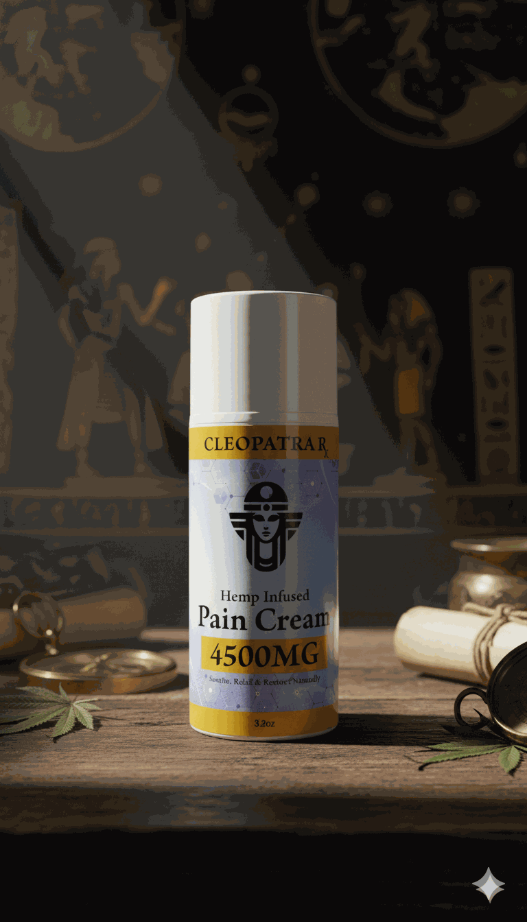 Cleopatra hemp infused pain cream 4500MG